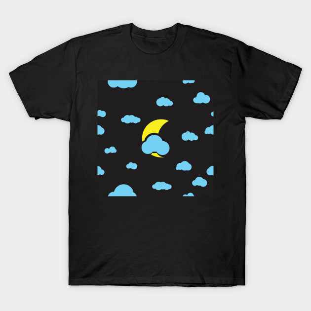 Moon And Clouds Seamless